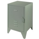 Κομοδίνο μεταλλικό  Bronxx  λαδί Κομοδίνο μεταλλικό  Bronxx  λαδί